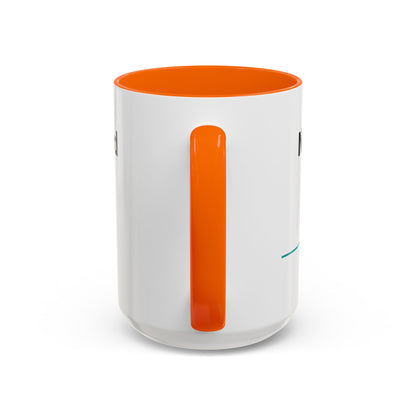 Accent Coffee Mug — "No Weapon Formed Shall Prosper" Isaiah 54:17 Inspirational Christian Mug