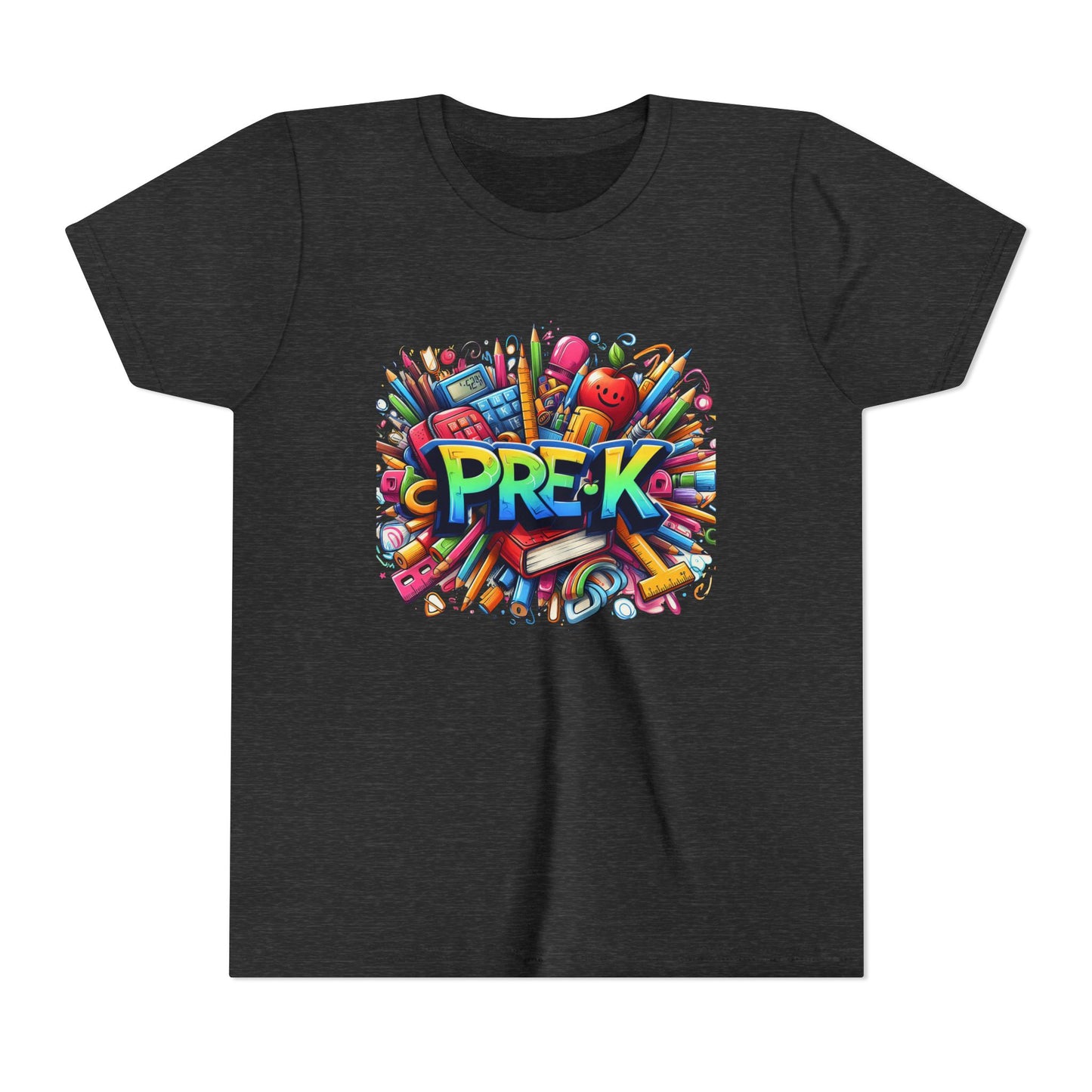 PRE-K Kids Tee — Colorful Back-to-School Pre-K Shirt for Preschoolers