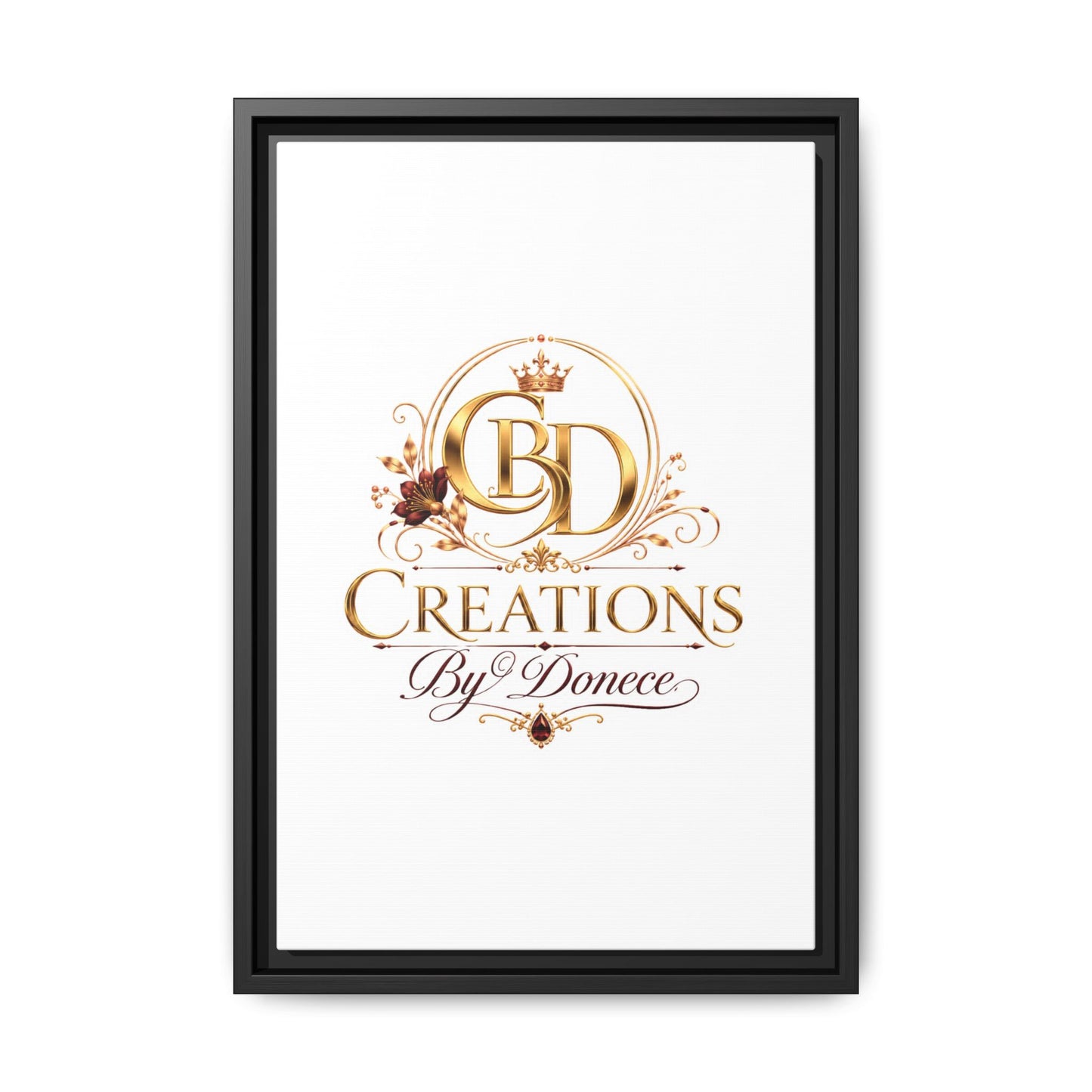Creations By Donece — Framed Matte Canvas Wall Art