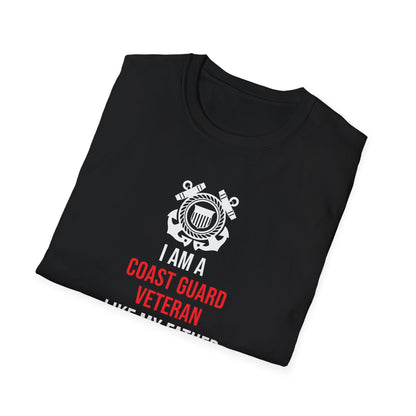 I Am A Coast Guard Veteran Like My Father Before Me T-Shirt