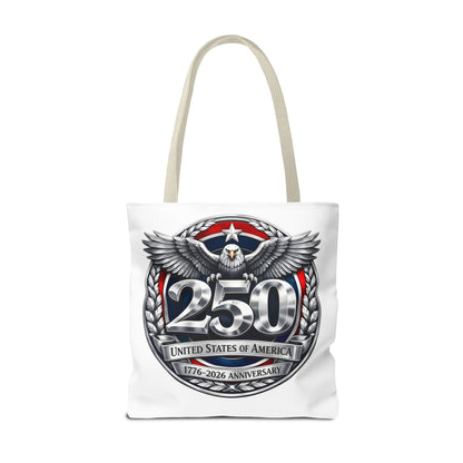 250th USA Anniversary Tote Bag — Patriotic Eagle 1776–2026 Commemorative Tote