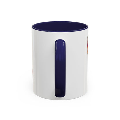 California State Shape Accent Mug – Golden Gate Sunset Coffee Cup (11/15oz)