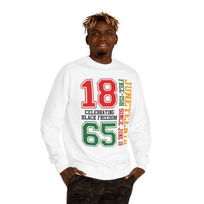Juneteenth 1865 Sweatshirt - Celebrating Black Freedom Crewneck