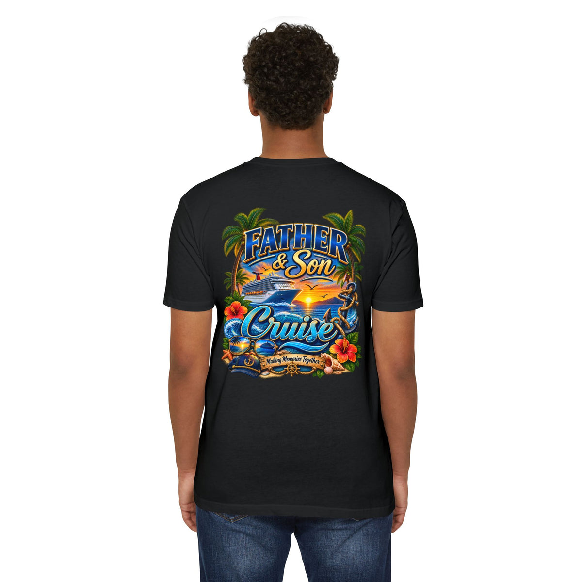 Father & Son Cruise T-Shirt — Tropical Cruise Vacation Gift