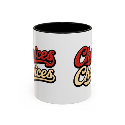 Choices Retro Accent Coffee Mug — Vintage Script 11/15oz