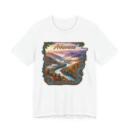 Arkansas Scenic River Tee — The Natural State Retro Landscape T-Shirt