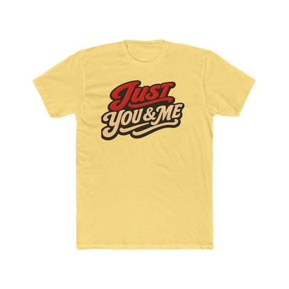 Just You & Me Graphic Tee — Retro Couples Love Shirt