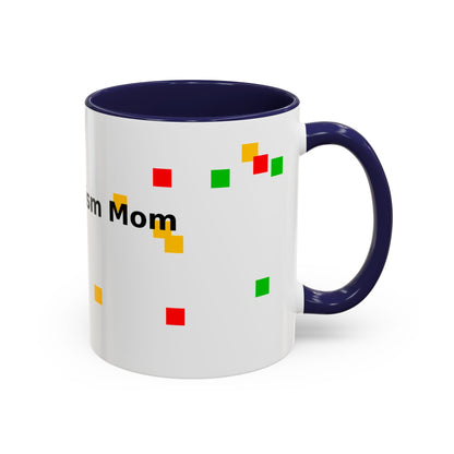 Autism Proud Mom Accent Coffee Mug – 11/15oz Color Accent