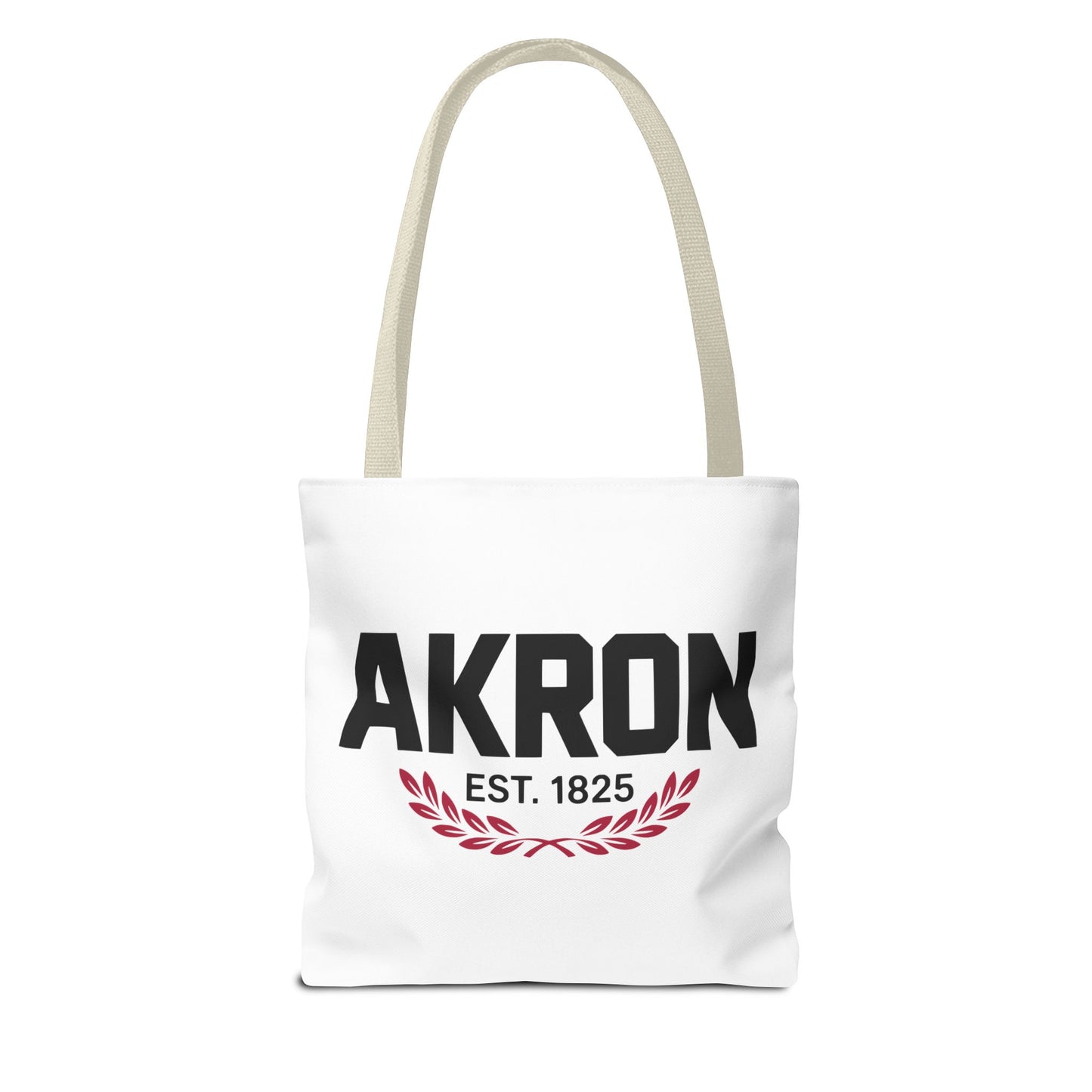 Akron Est. 1825 Tote Bag — City Pride Canvas Tote