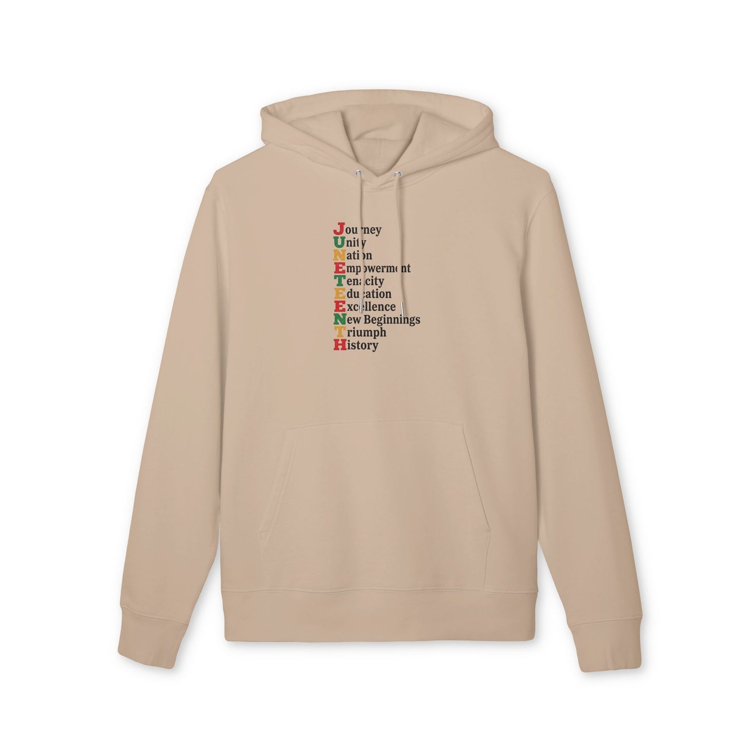 Juneteenth Acrostic Hoodie – Unity Empowerment Celebration Sweatshirt
