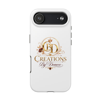 BD Creations By Donece Elegant Logo Tough Phone Case — Protective iPhone Cover