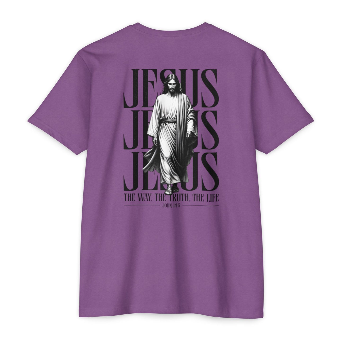 Jesus Graphic T‑Shirt — The Way The Truth The Life Faith Tee