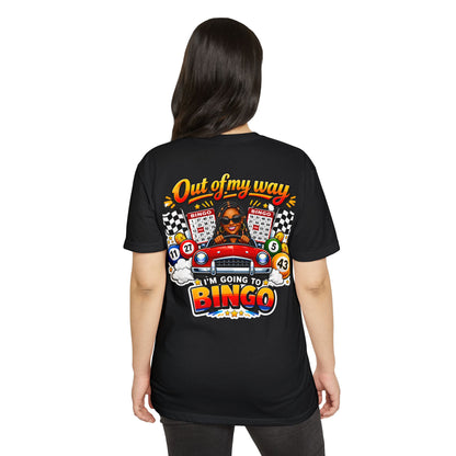 Bingo Driver T-Shirt — "Out of My Way I'm Going to Bingo" Retro Graphic Tee