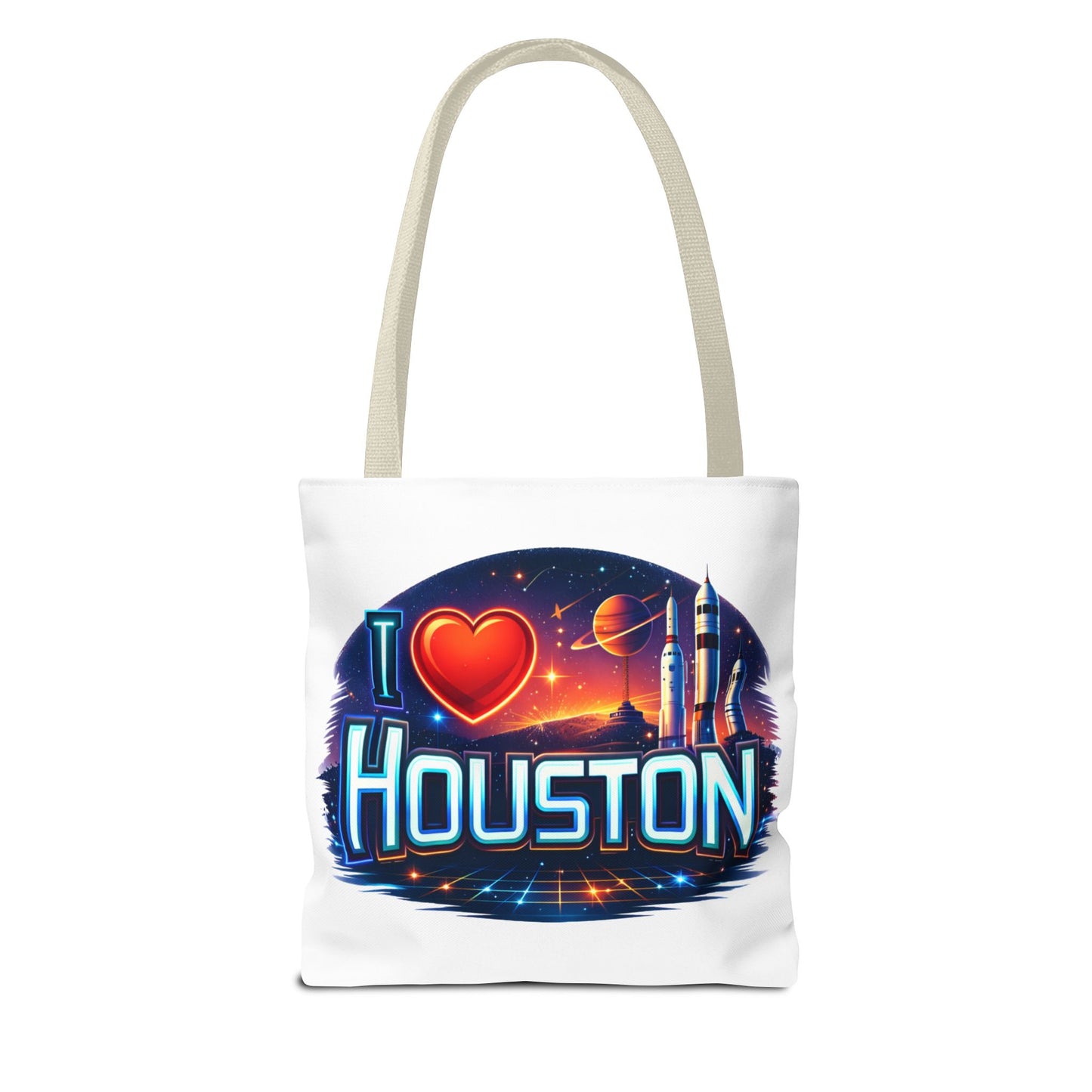 I  Houston Retro Space Tote Bag