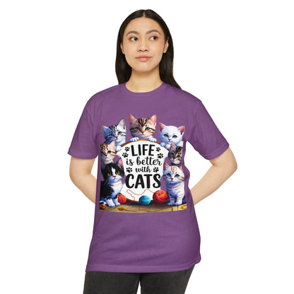 Life Is Better With Cats T-Shirt