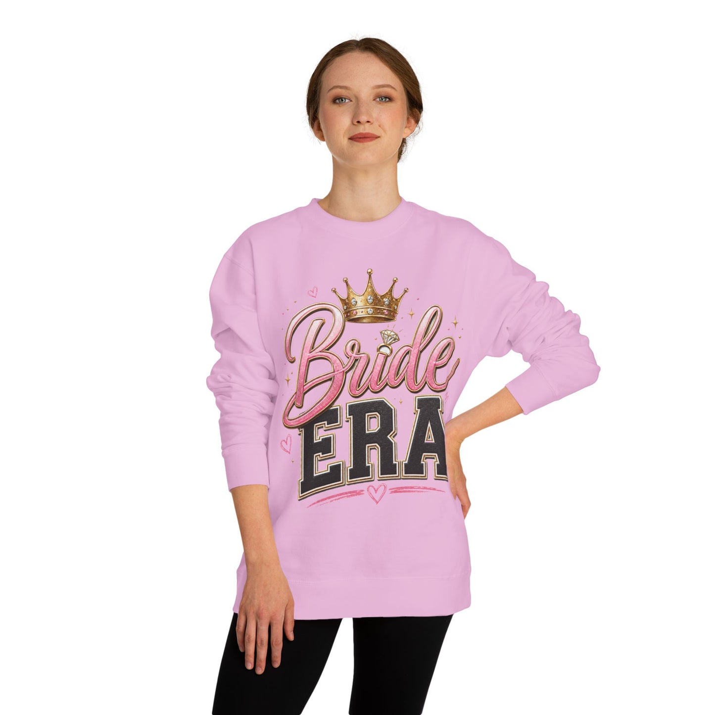 Bride Era Sweatshirt — Bachelorette Crewneck with Crown Graphic