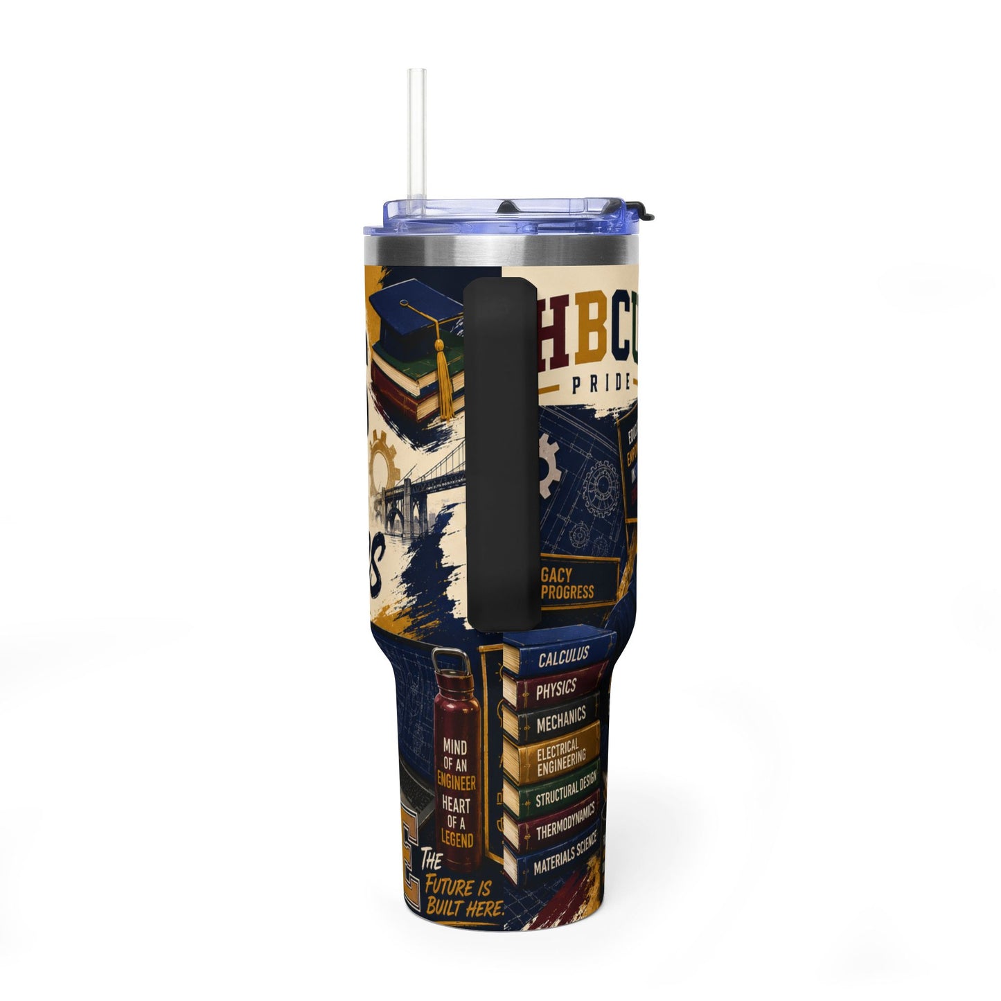 Tumbler - "Engineer Builds Legacy" 40oz Vacuum Thermal Tumbler