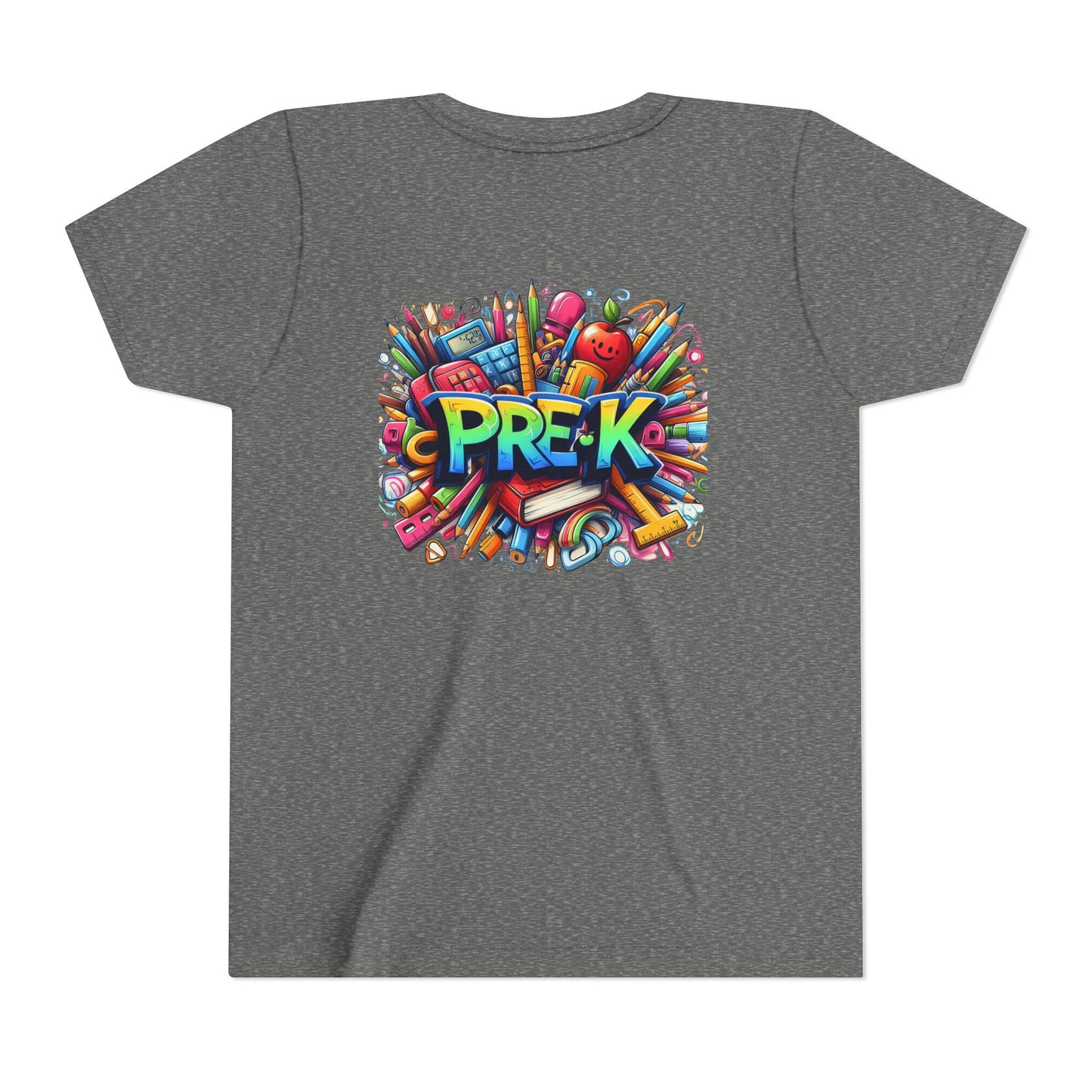 PRE-K Kids Tee — Colorful Back-to-School Pre-K Shirt for Preschoolers