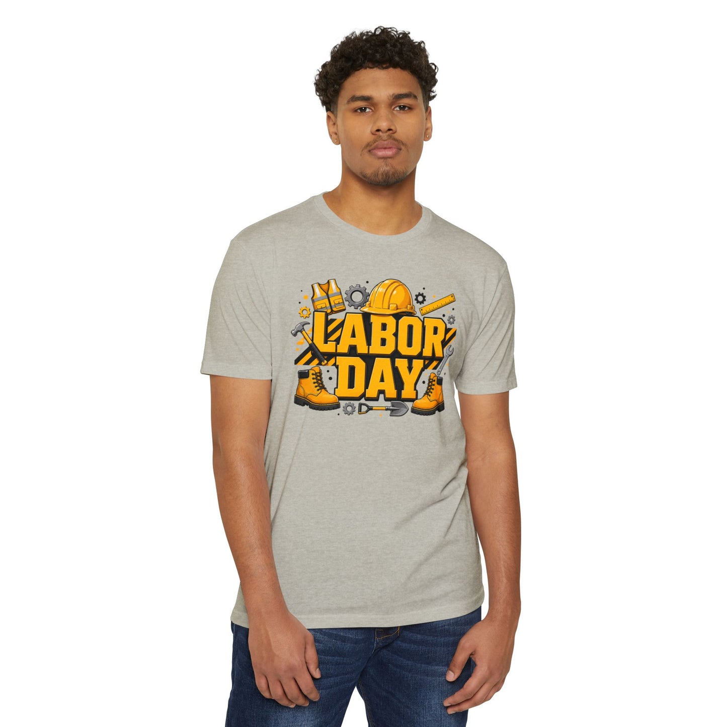 Labor Day T-Shirt — Construction Tools Graphic Tee