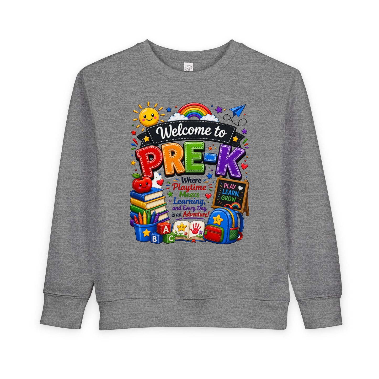 Welcome to Pre-K Toddler Sweatshirt — Cute Preschool Back to School Shirt