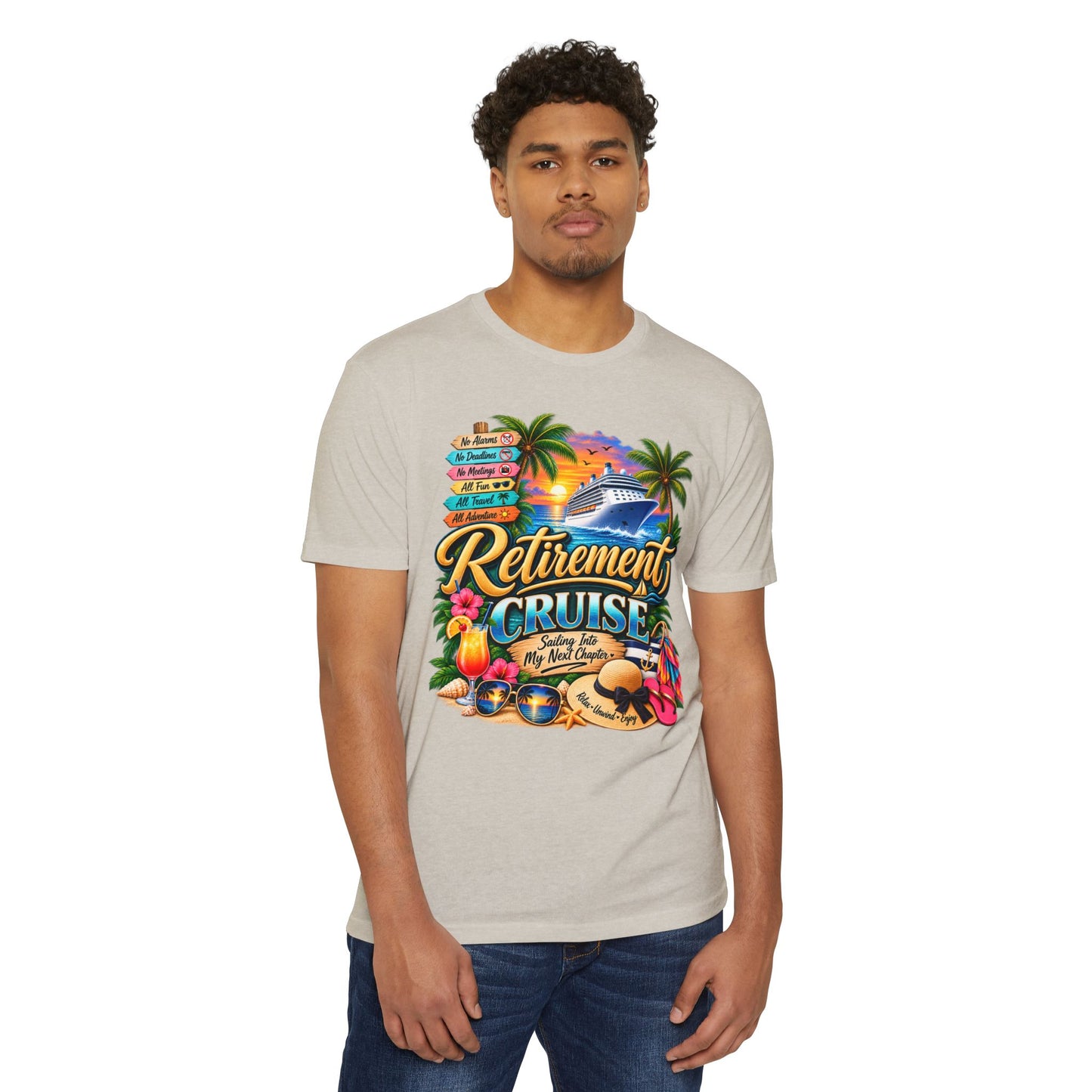 Retirement Cruise T-Shirt — Vacation & Farewell Party Tee