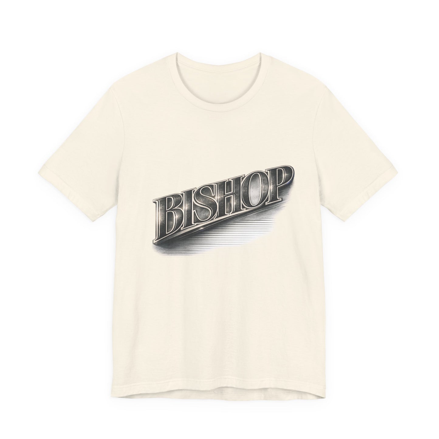 Bishop Retro Chrome Logo T‑Shirt