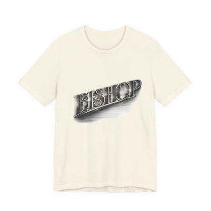 Bishop Retro Chrome Logo T‑Shirt