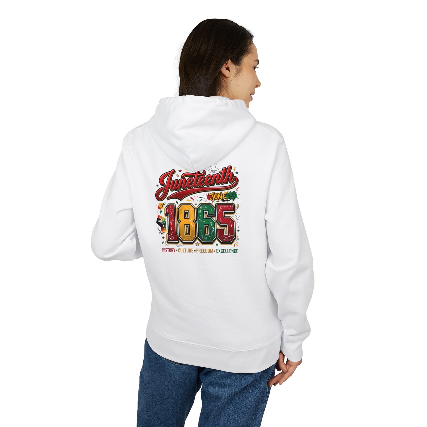 Juneteenth 1865 Hoodie – Black History Celebration Pullover