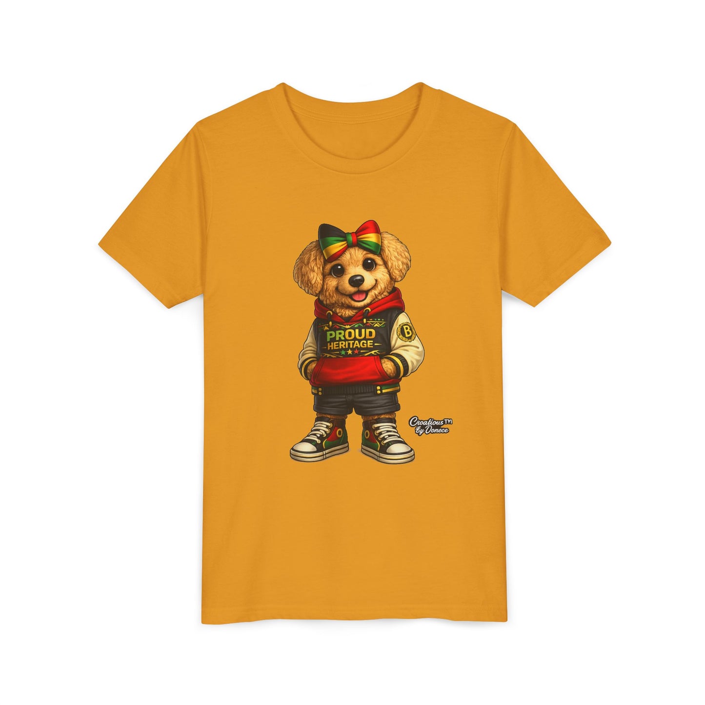 Kids Rasta Bear 'Proud Heritage' Tee