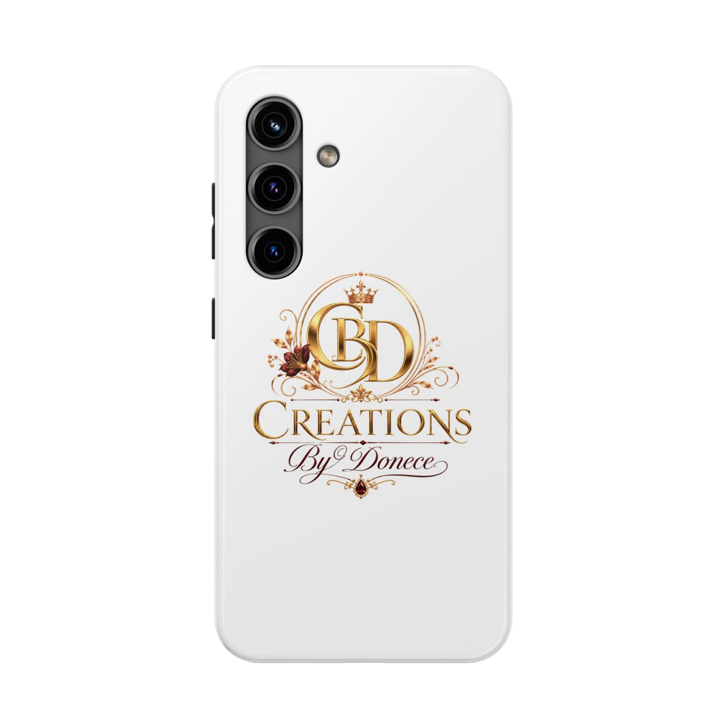 BD Creations By Donece Elegant Logo Tough Phone Case — Protective iPhone Cover