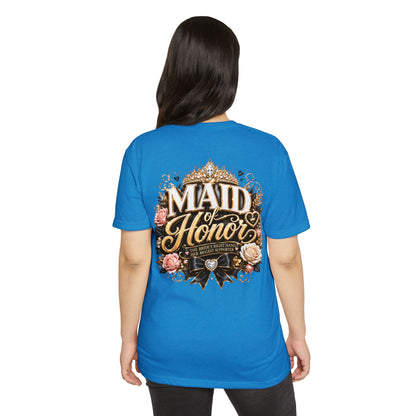 Maid of Honor T-Shirt — Floral Bridal Party Tee