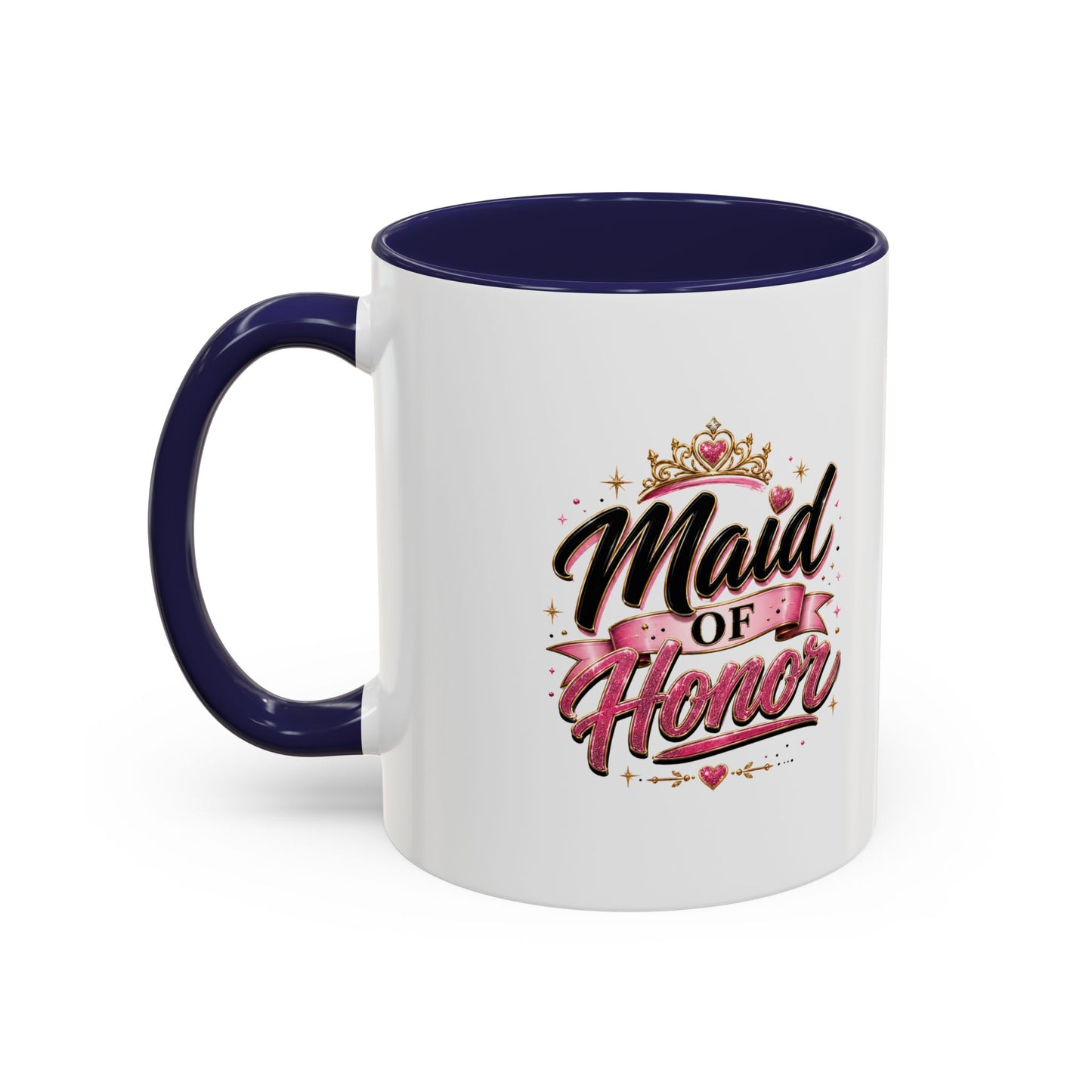 Maid of Honor Accent Coffee Mug — Bridal Party Gift (11/15oz)