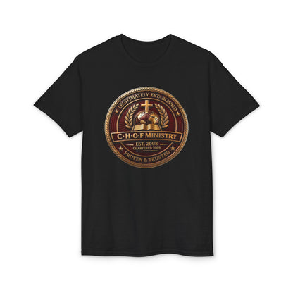 CHOF Ministry Logo T-Shirt — Established 2008 Christian Faith Tee