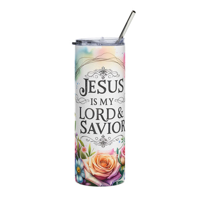 Jesus Is My Lord Stainless Steel Tumbler 20oz Christian Travel Mug