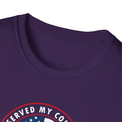 I Served My Country US Marines Veteran T-Shirt