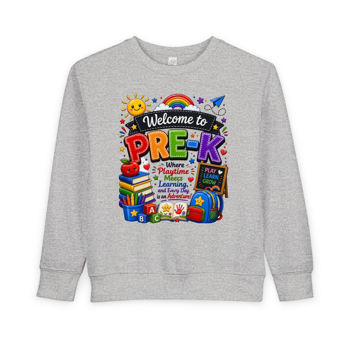 Welcome to Pre-K Toddler Sweatshirt — Cute Preschool Back to School Shirt