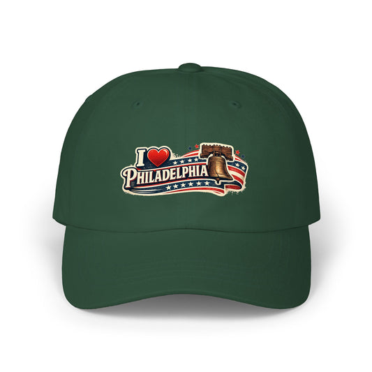 Dad Cap — I  Philadelphia Liberty Bell Embroidered Hat