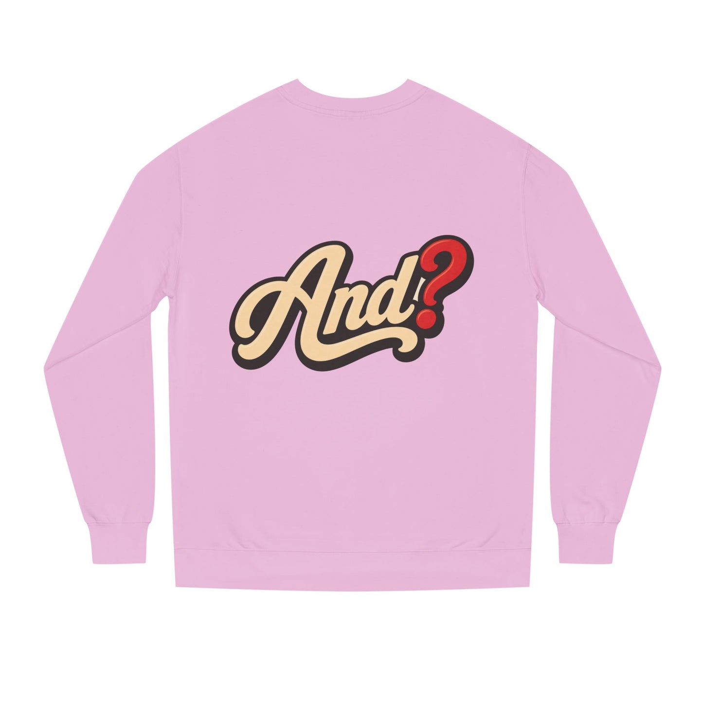 And? Retro Script Crewneck Sweatshirt
