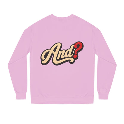 And? Retro Script Crewneck Sweatshirt