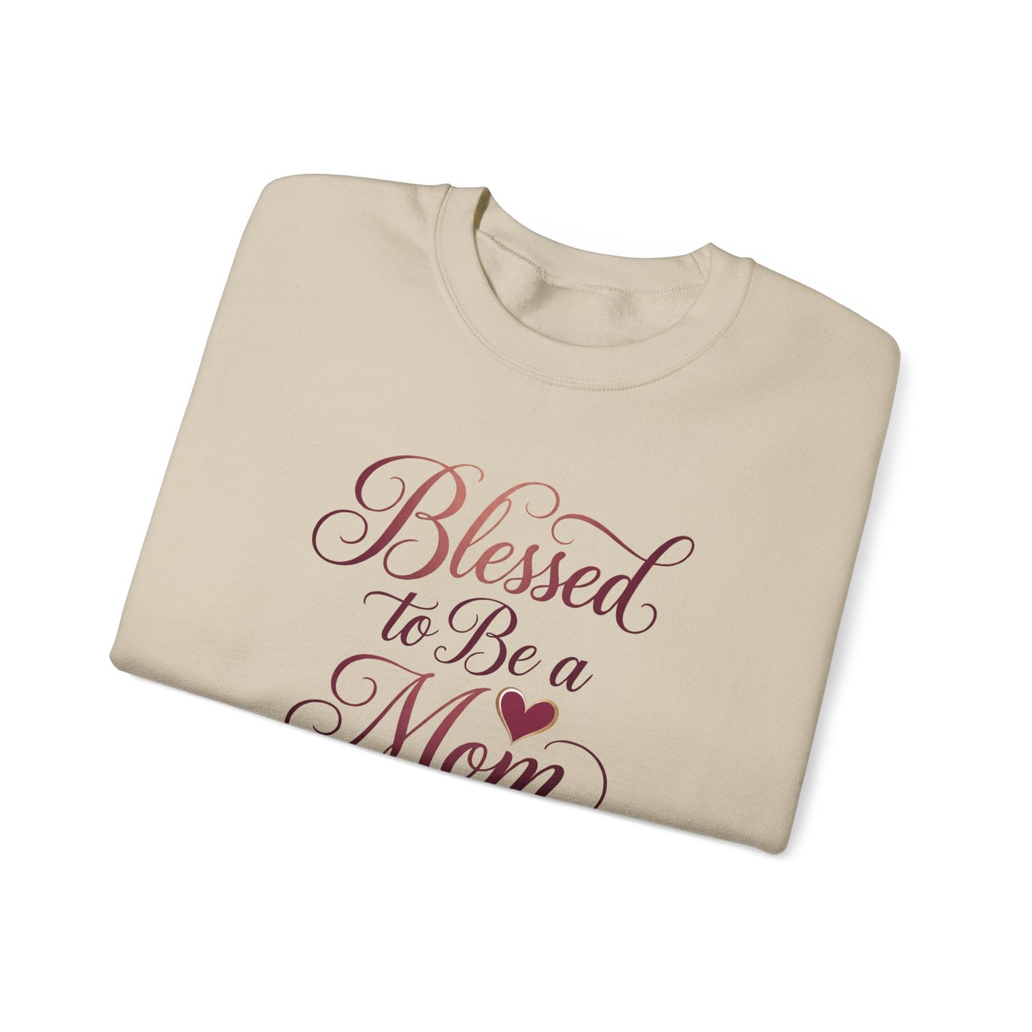Blessed to Be a Mom Crewneck Sweatshirt