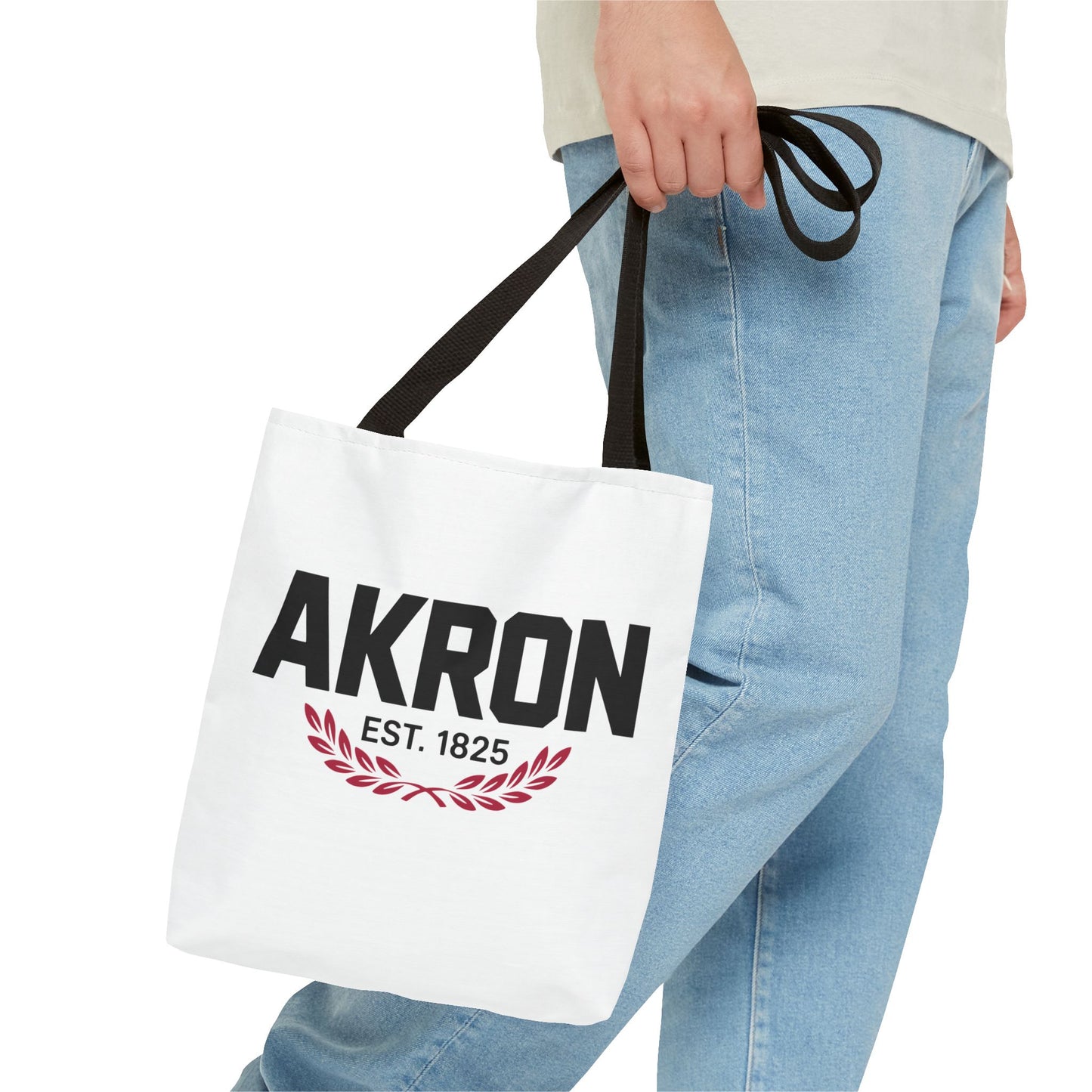 Akron Est. 1825 Tote Bag — City Pride Canvas Tote
