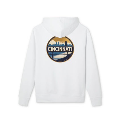 Cincinnati Skyline Hoodie – Retro Circle City Graphic