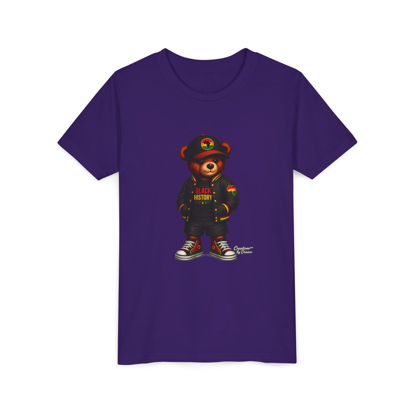 Kids 'Black History' Streetwear Bear Tee