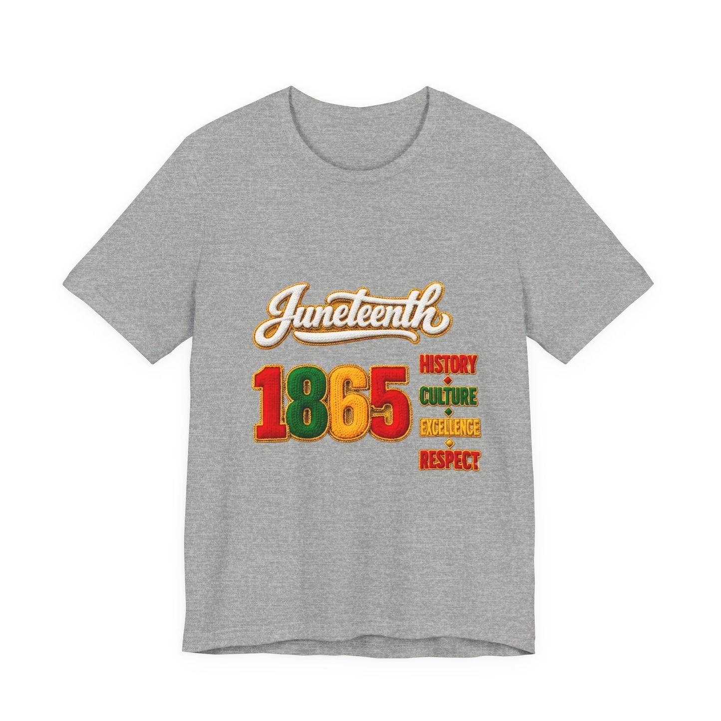 Juneteenth 1865 Tee — History • Culture • Excellence • Respect T-Shirt