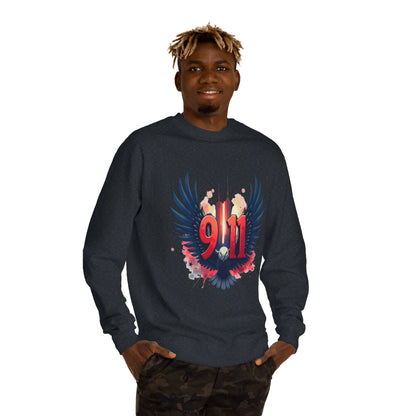 9/11 Memorial Sweatshirt – Eagle Wings Tribute Crewneck