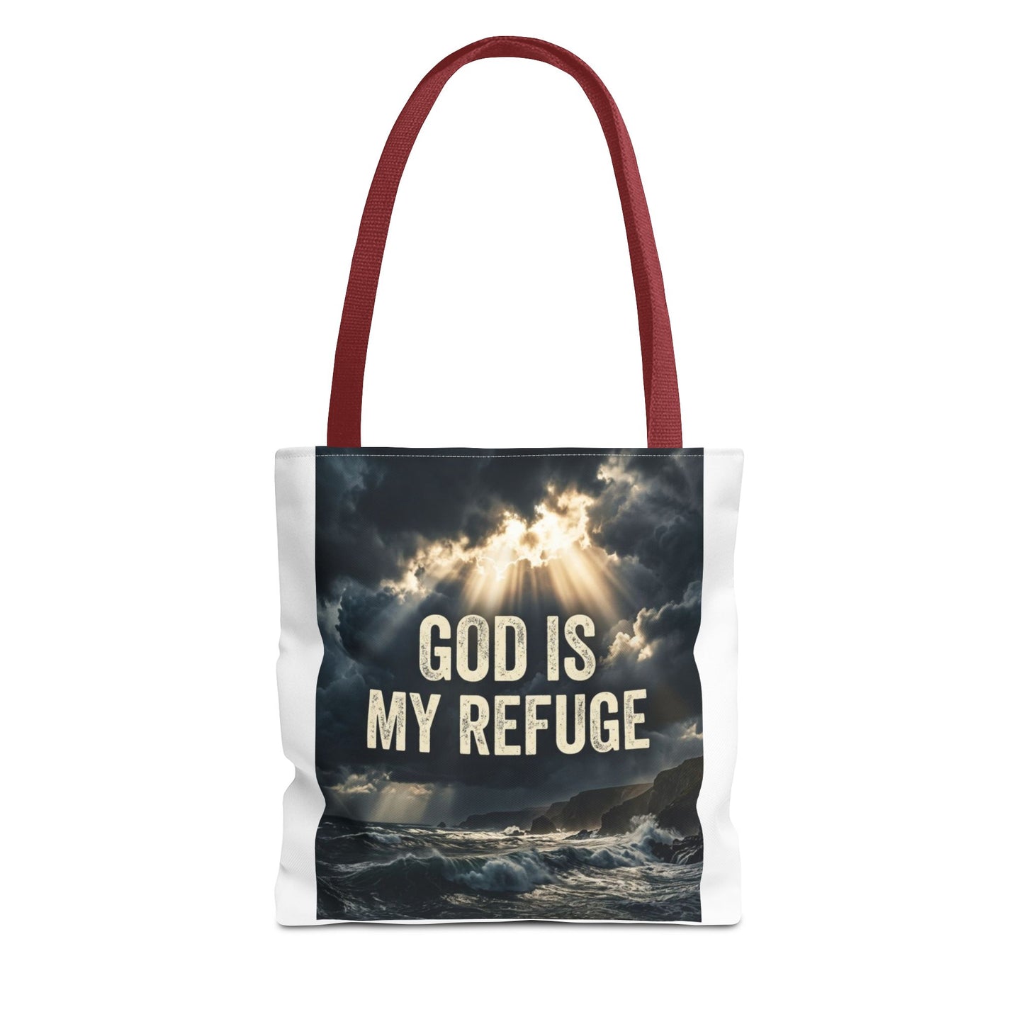 "God Is My Refuge" Tote Bag