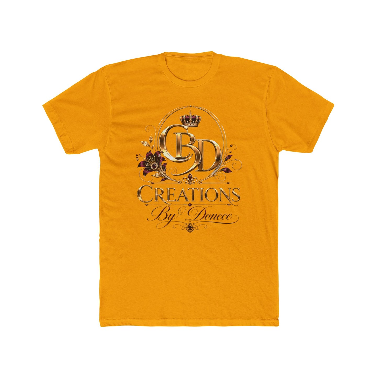 Creations By Donece Logo Tee - Luxury Monogram Graphic T-Shirt
