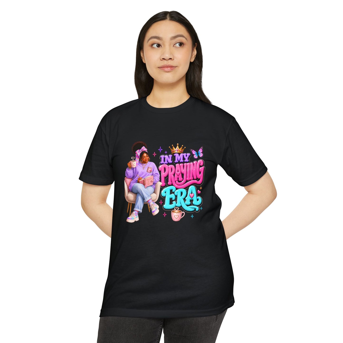 T-Shirt — "In My Praying Era" Feminine Faith Graphic Tee