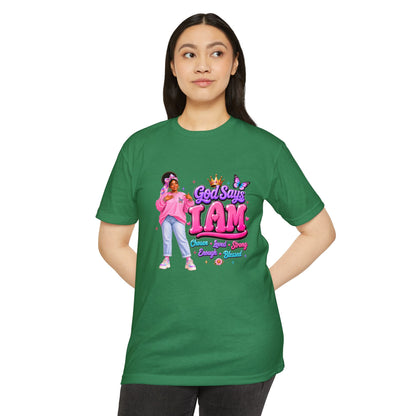 God Says I Am Tee — Inspirational Christian Graphic T-Shirt