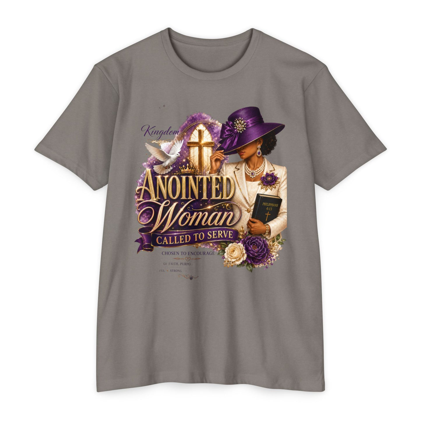 Anointed Woman T-Shirt — "Called to Serve" Christian Faith Tee
